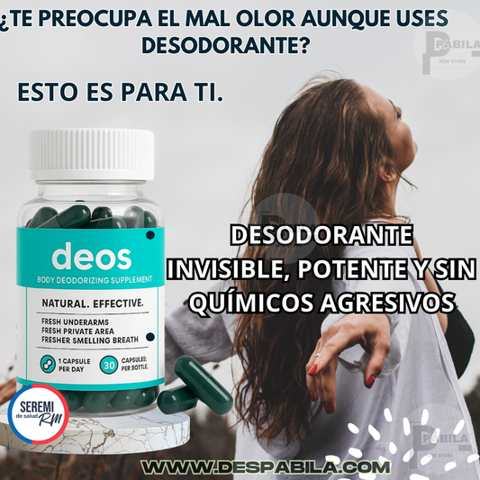 DEOS® – Desodorante corporal en cápsulas