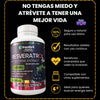 Resveratrol® ORIGINAL: (DOSIS PARA 1 MES) Recupera tu energía y enfrenta el día con fuerza