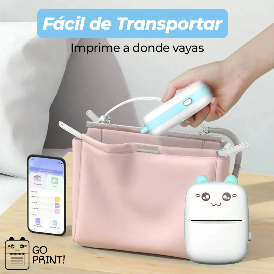 MINI IMPRESORA PORTATIL DE GATITO