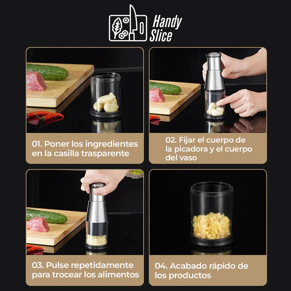 Picadora Manual de alimentos de acero in