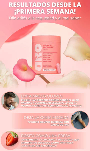 Uro® - Probióticos Vaginales Premium para una Flora Equilibrada